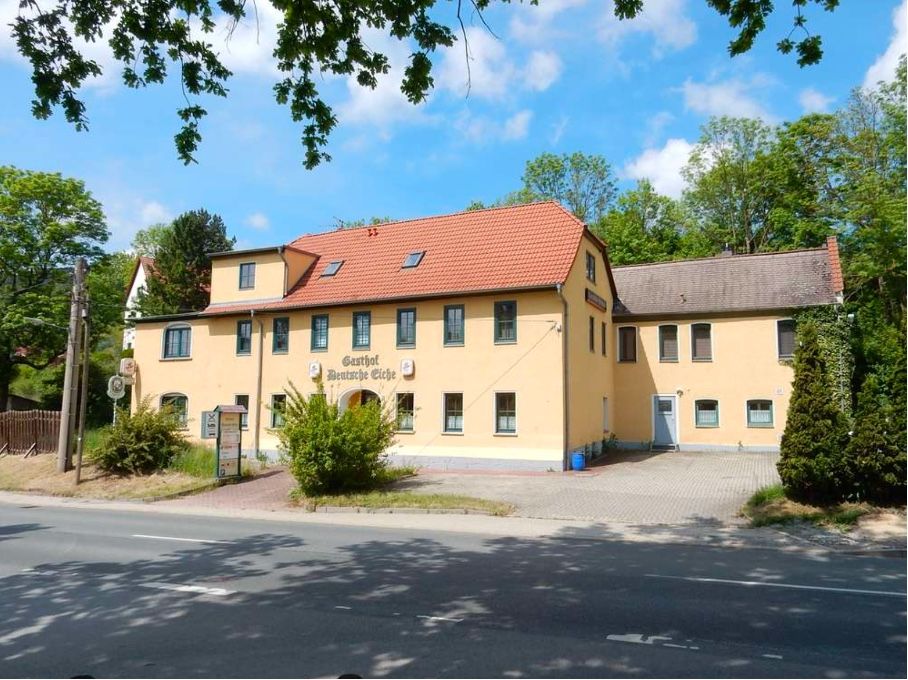 Gasthof Deutsche Eiche in Jena-Wogau, Außenansicht